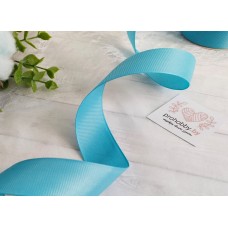 Лента репсовая 25 мм, цвет голубой №20